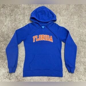Florida Gators Champion Blue Hoodie Sweatshirt Embroidered Logo Women’s M